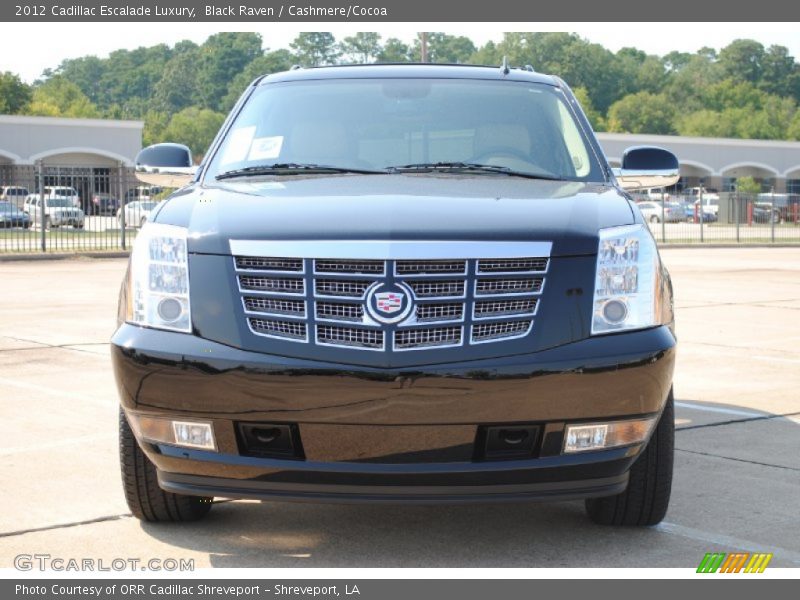 Black Raven / Cashmere/Cocoa 2012 Cadillac Escalade Luxury