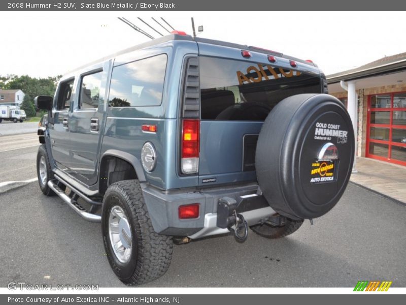 Slate Blue Metallic / Ebony Black 2008 Hummer H2 SUV
