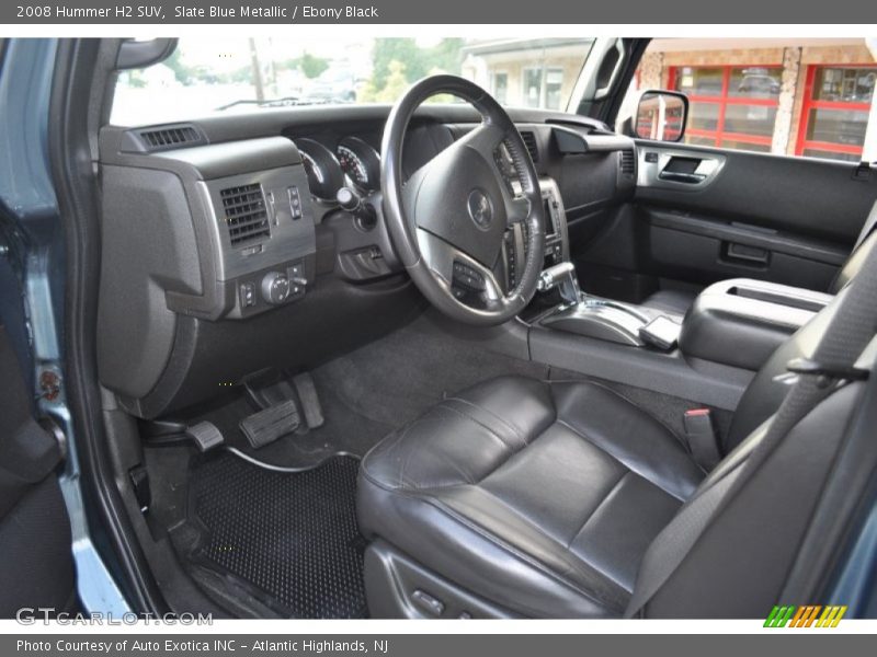 Slate Blue Metallic / Ebony Black 2008 Hummer H2 SUV