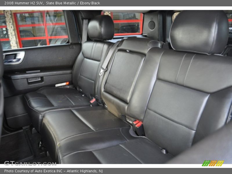 Slate Blue Metallic / Ebony Black 2008 Hummer H2 SUV