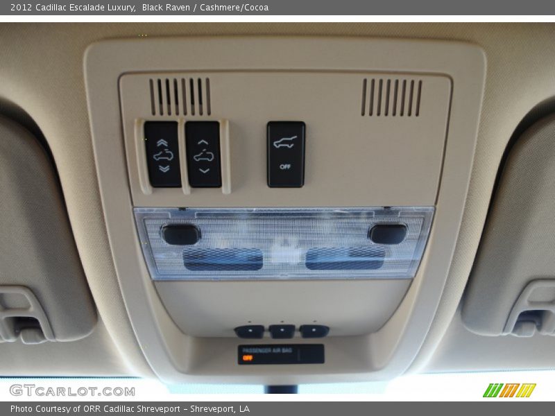 Controls of 2012 Escalade Luxury
