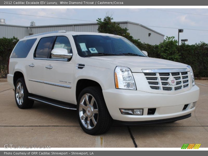 Front 3/4 View of 2012 Escalade ESV Luxury