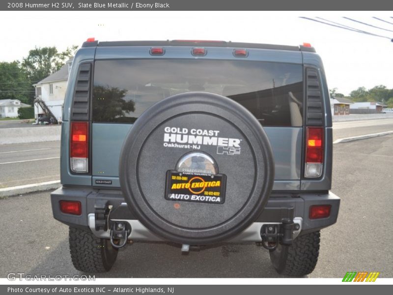 Slate Blue Metallic / Ebony Black 2008 Hummer H2 SUV