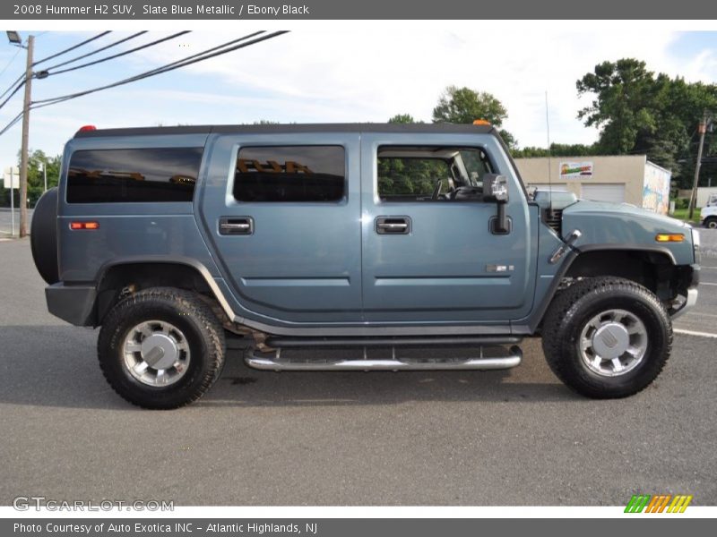 Slate Blue Metallic / Ebony Black 2008 Hummer H2 SUV