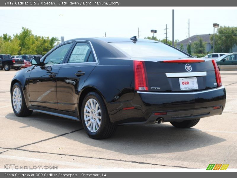 Black Raven / Light Titanium/Ebony 2012 Cadillac CTS 3.0 Sedan