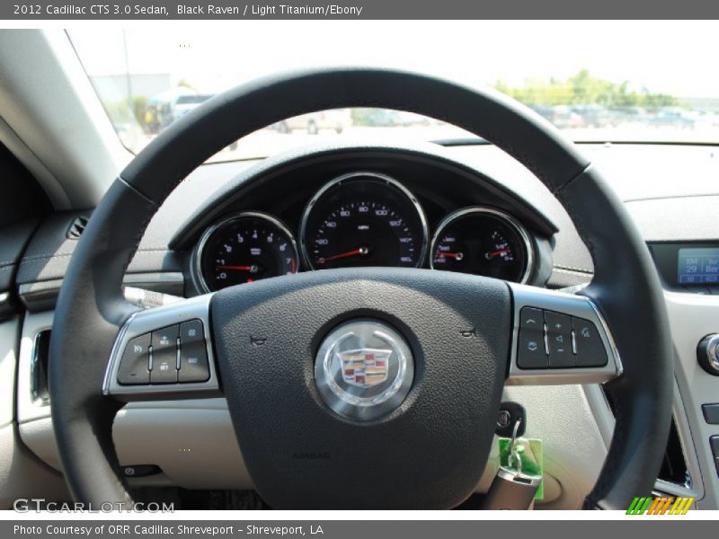 Black Raven / Light Titanium/Ebony 2012 Cadillac CTS 3.0 Sedan