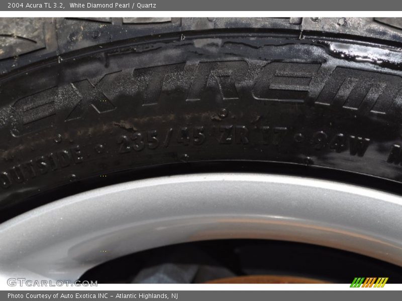 White Diamond Pearl / Quartz 2004 Acura TL 3.2