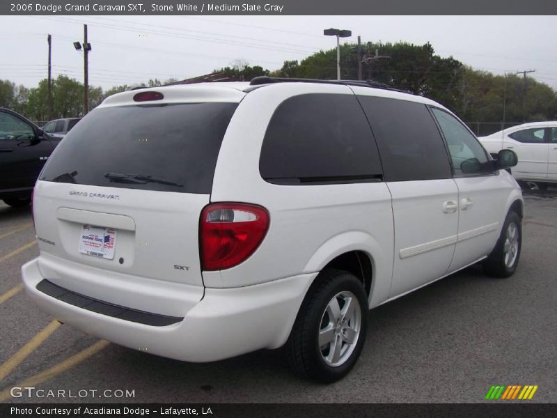Stone White / Medium Slate Gray 2006 Dodge Grand Caravan SXT
