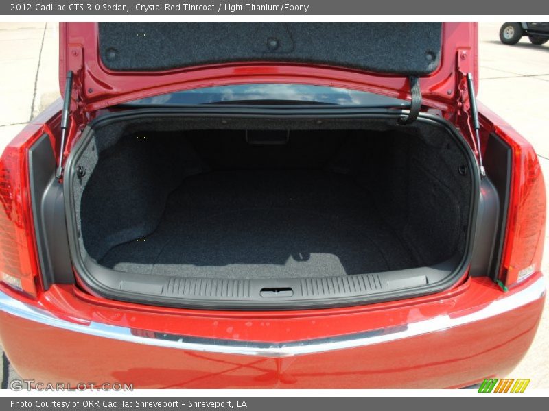 Crystal Red Tintcoat / Light Titanium/Ebony 2012 Cadillac CTS 3.0 Sedan