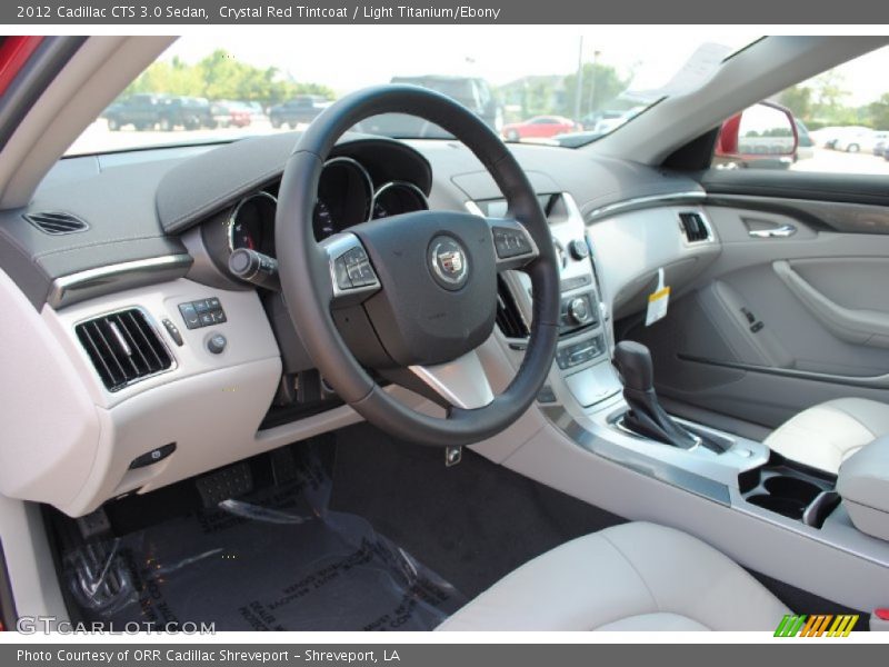  2012 CTS 3.0 Sedan Light Titanium/Ebony Interior