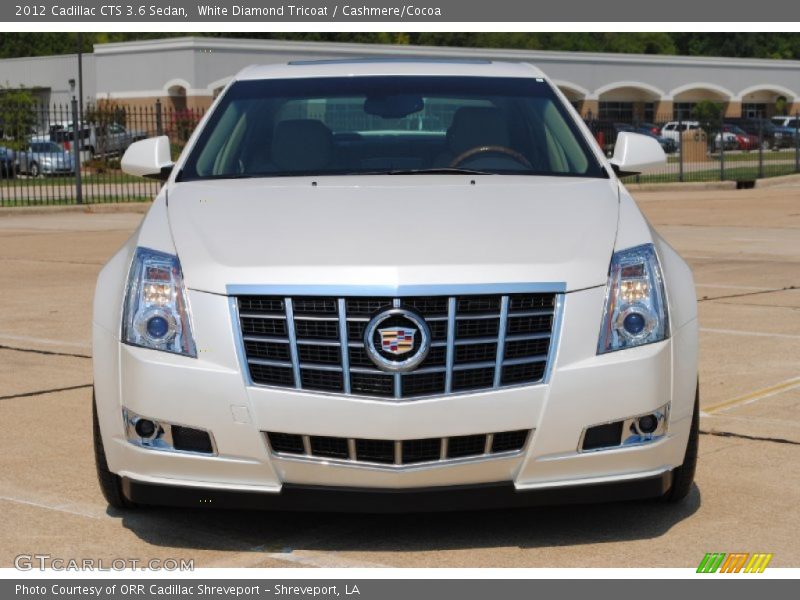 White Diamond Tricoat / Cashmere/Cocoa 2012 Cadillac CTS 3.6 Sedan