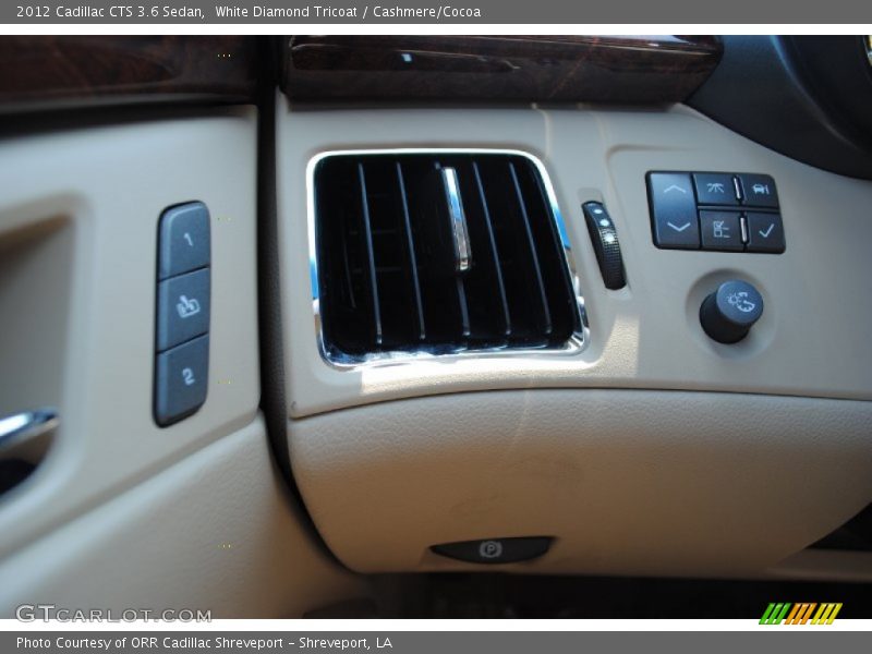 White Diamond Tricoat / Cashmere/Cocoa 2012 Cadillac CTS 3.6 Sedan
