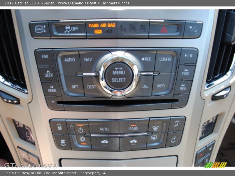 Controls of 2012 CTS 3.6 Sedan