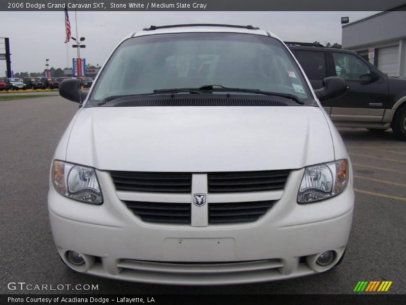 Stone White / Medium Slate Gray 2006 Dodge Grand Caravan SXT