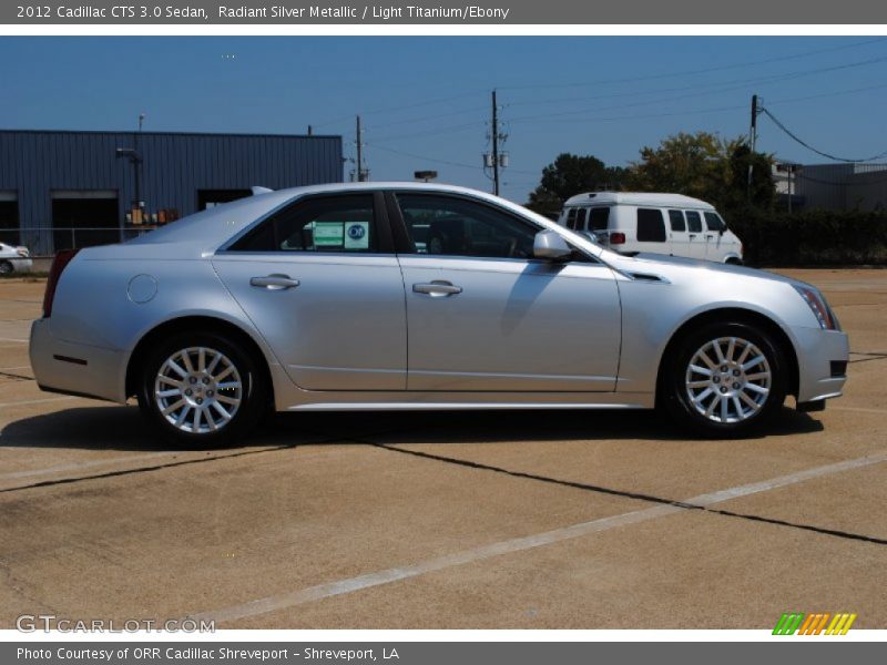 Radiant Silver Metallic / Light Titanium/Ebony 2012 Cadillac CTS 3.0 Sedan