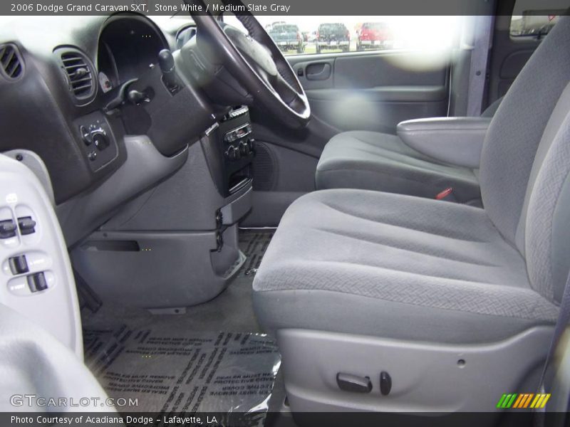Stone White / Medium Slate Gray 2006 Dodge Grand Caravan SXT