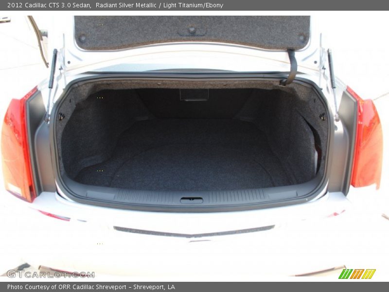 Radiant Silver Metallic / Light Titanium/Ebony 2012 Cadillac CTS 3.0 Sedan