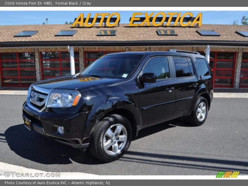 Formal Black / Gray 2009 Honda Pilot EX 4WD