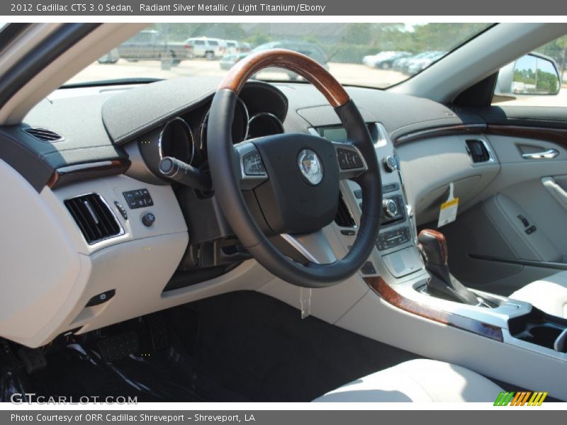 Radiant Silver Metallic / Light Titanium/Ebony 2012 Cadillac CTS 3.0 Sedan