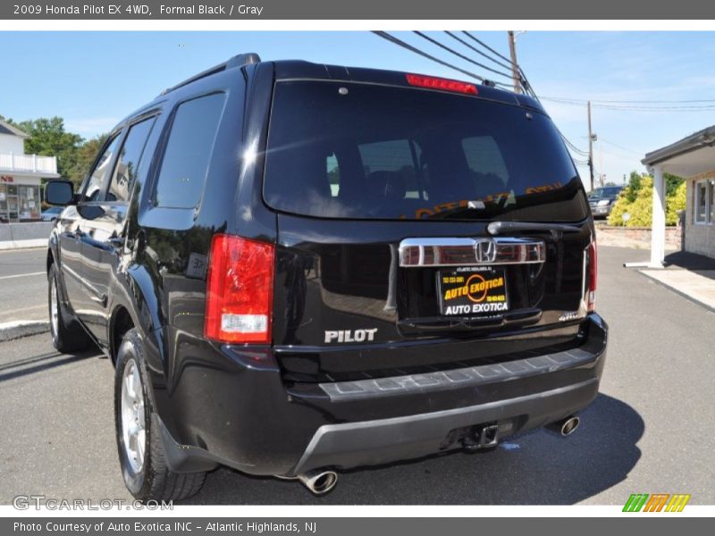 Formal Black / Gray 2009 Honda Pilot EX 4WD