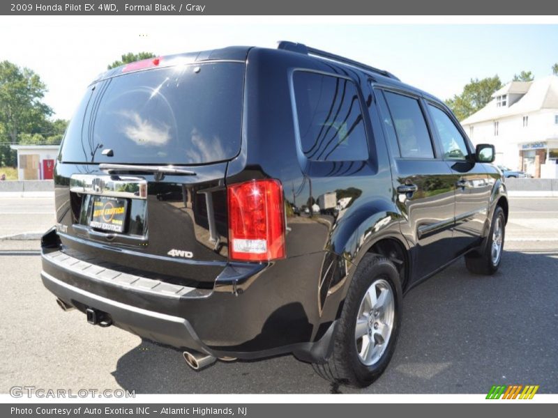 Formal Black / Gray 2009 Honda Pilot EX 4WD