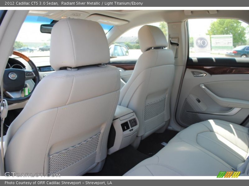  2012 CTS 3.0 Sedan Light Titanium/Ebony Interior