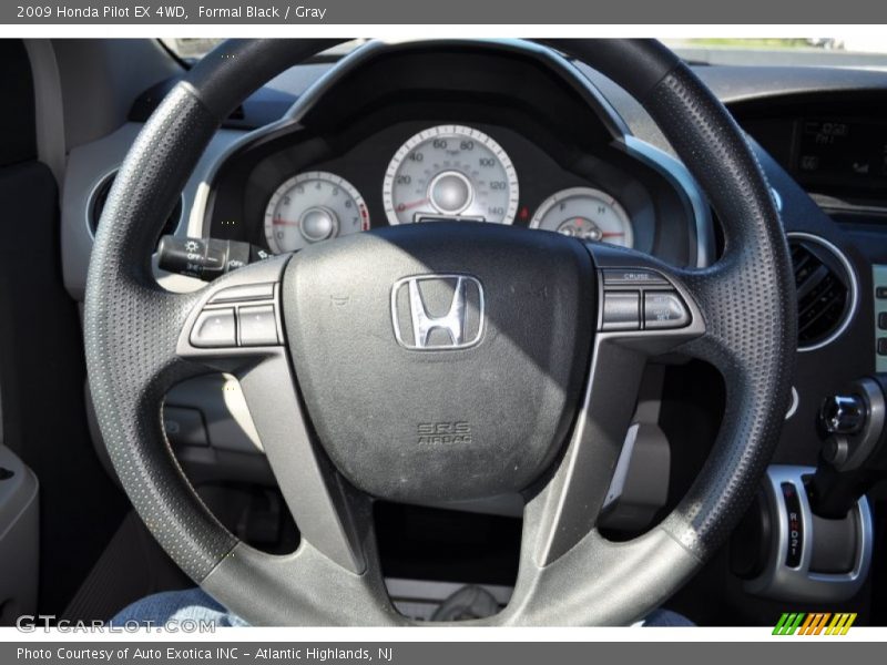 Formal Black / Gray 2009 Honda Pilot EX 4WD