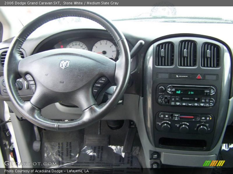 Stone White / Medium Slate Gray 2006 Dodge Grand Caravan SXT