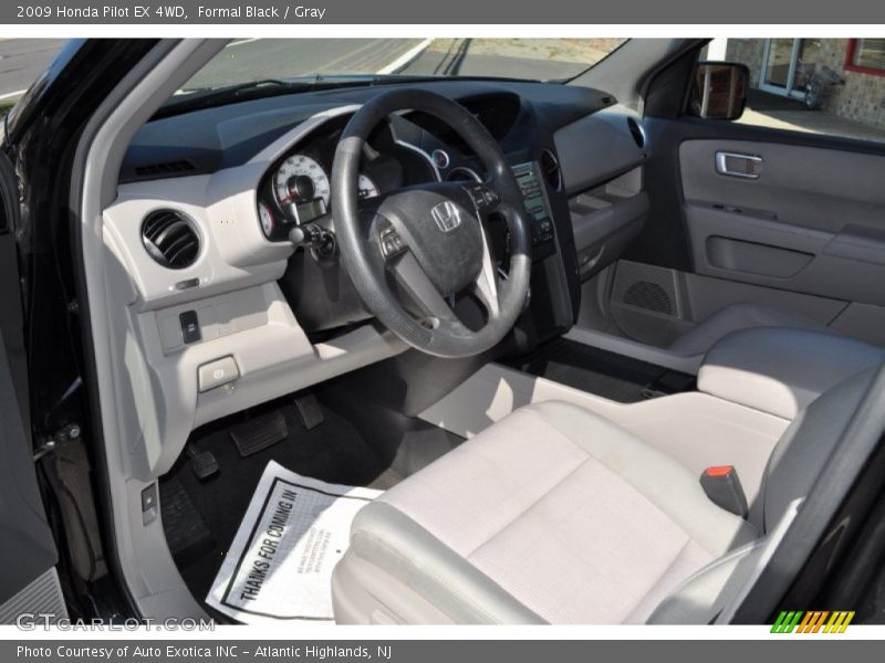 Formal Black / Gray 2009 Honda Pilot EX 4WD