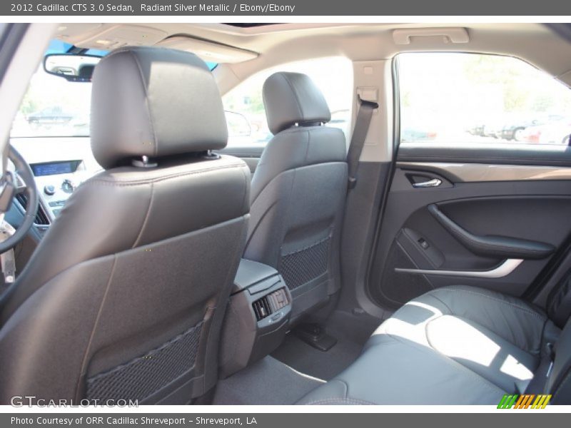 Radiant Silver Metallic / Ebony/Ebony 2012 Cadillac CTS 3.0 Sedan