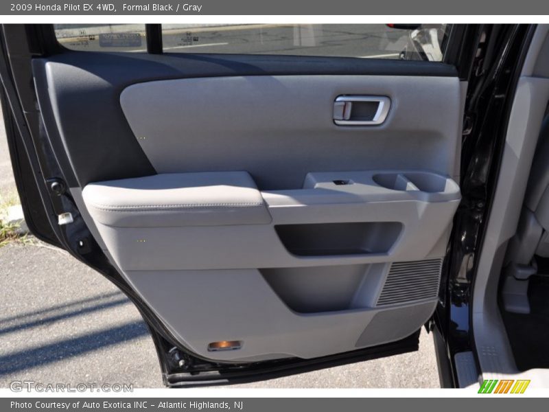 Formal Black / Gray 2009 Honda Pilot EX 4WD