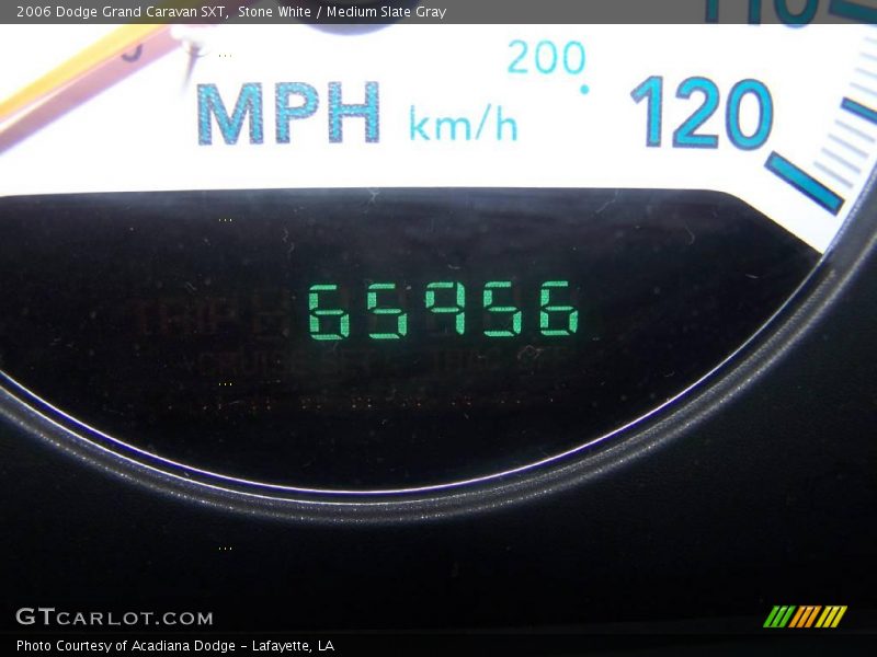 Stone White / Medium Slate Gray 2006 Dodge Grand Caravan SXT