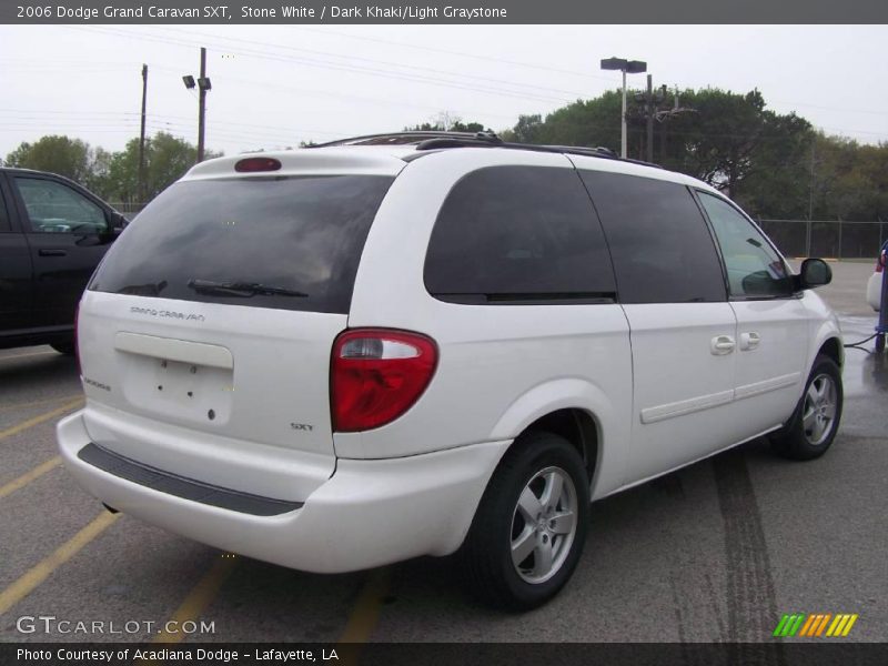 Stone White / Dark Khaki/Light Graystone 2006 Dodge Grand Caravan SXT