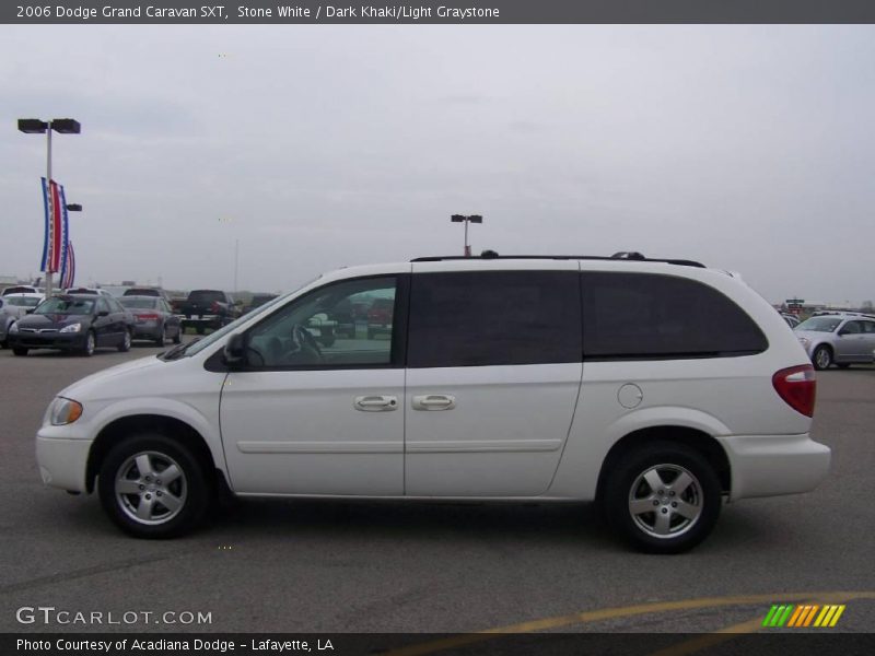 Stone White / Dark Khaki/Light Graystone 2006 Dodge Grand Caravan SXT