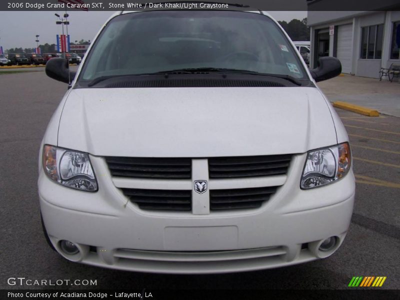 Stone White / Dark Khaki/Light Graystone 2006 Dodge Grand Caravan SXT