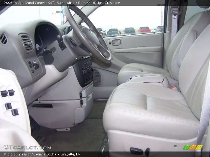 Stone White / Dark Khaki/Light Graystone 2006 Dodge Grand Caravan SXT