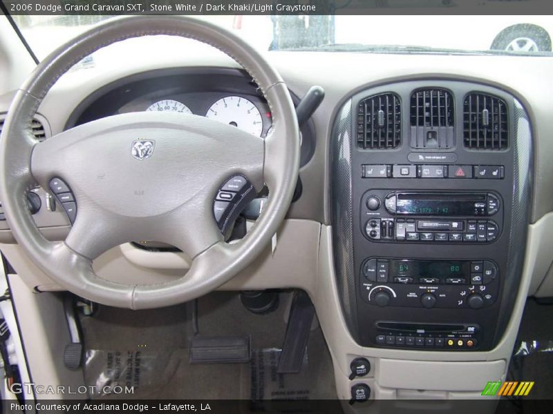 Stone White / Dark Khaki/Light Graystone 2006 Dodge Grand Caravan SXT