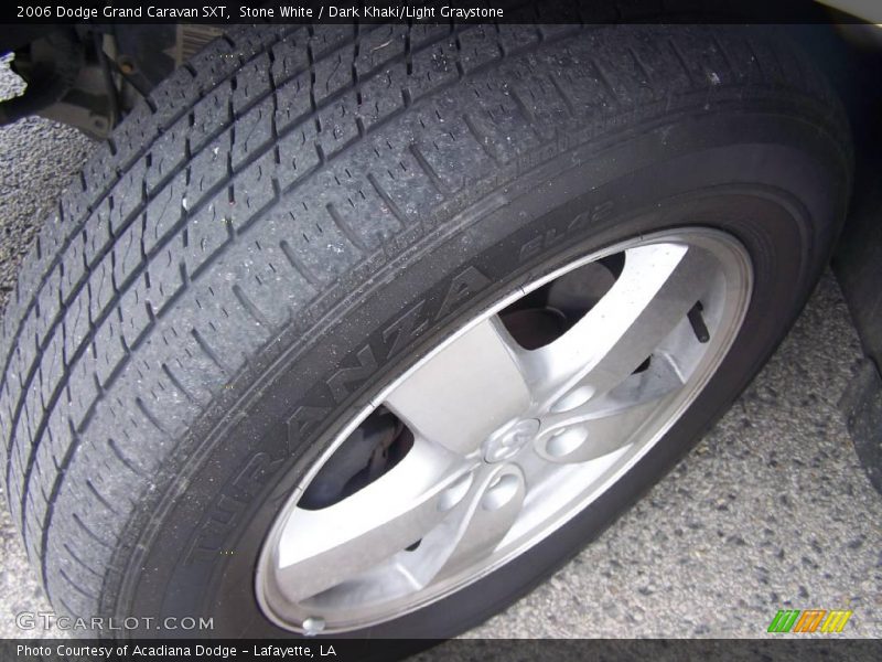 Stone White / Dark Khaki/Light Graystone 2006 Dodge Grand Caravan SXT