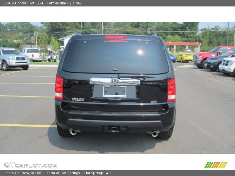 Formal Black / Gray 2009 Honda Pilot EX-L