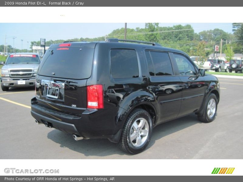 Formal Black / Gray 2009 Honda Pilot EX-L