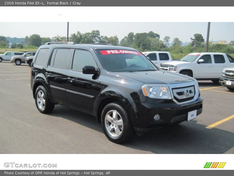 Formal Black / Gray 2009 Honda Pilot EX-L