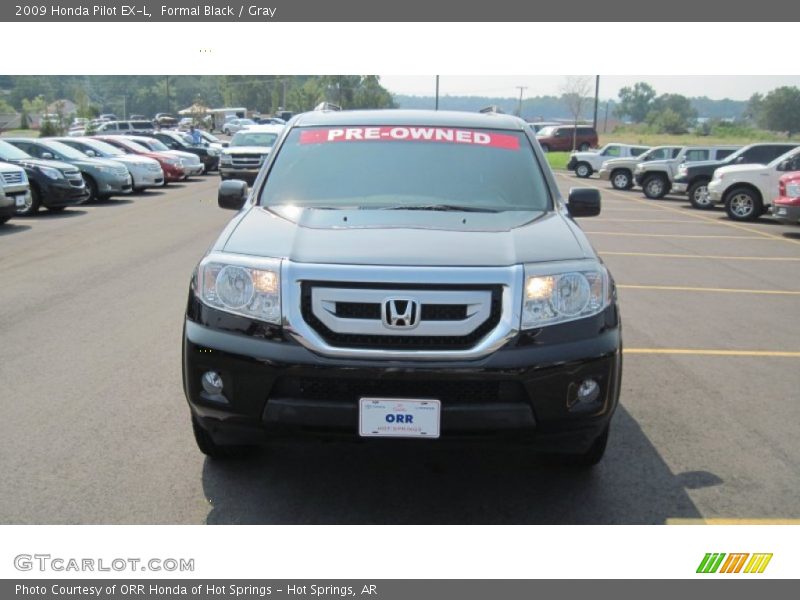 Formal Black / Gray 2009 Honda Pilot EX-L