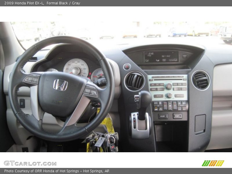 Formal Black / Gray 2009 Honda Pilot EX-L