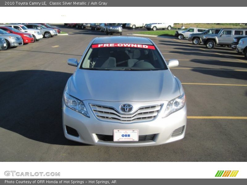 Classic Silver Metallic / Ash Gray 2010 Toyota Camry LE