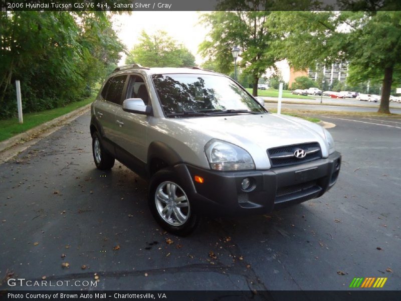 Sahara Silver / Gray 2006 Hyundai Tucson GLS V6 4x4