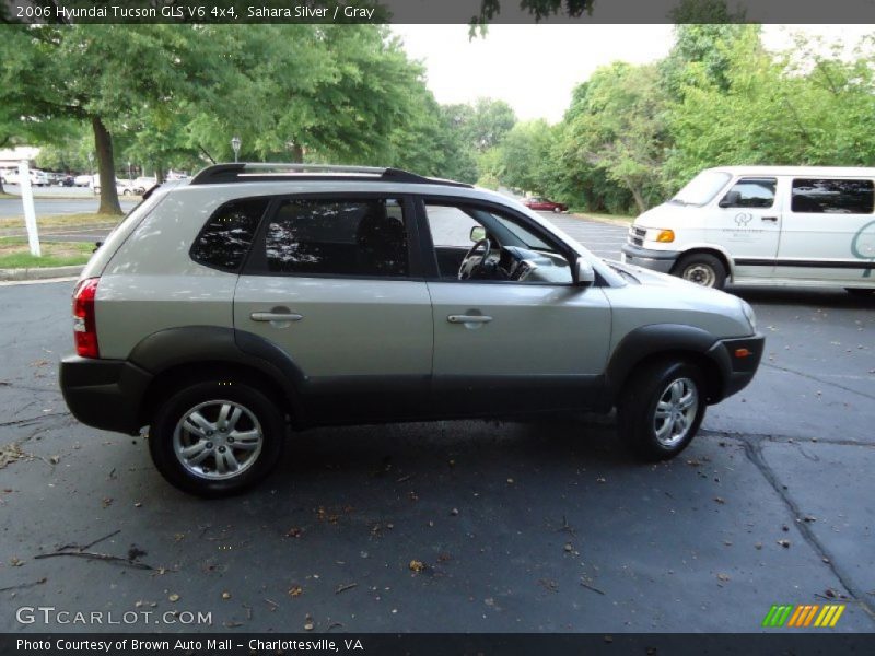 Sahara Silver / Gray 2006 Hyundai Tucson GLS V6 4x4