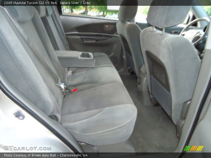 Sahara Silver / Gray 2006 Hyundai Tucson GLS V6 4x4