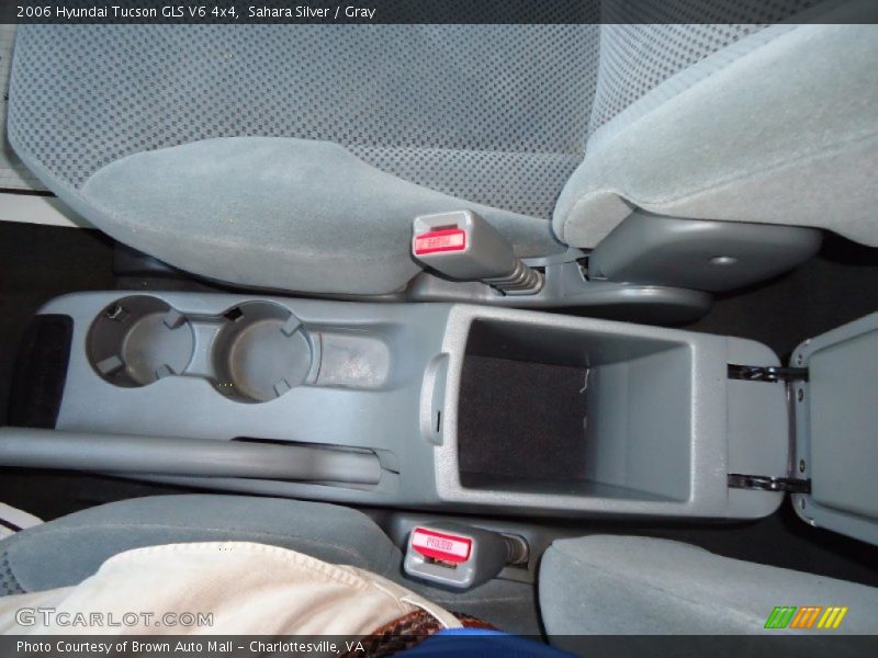 Sahara Silver / Gray 2006 Hyundai Tucson GLS V6 4x4
