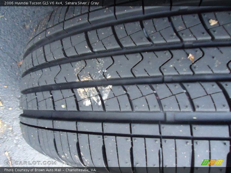 Sahara Silver / Gray 2006 Hyundai Tucson GLS V6 4x4