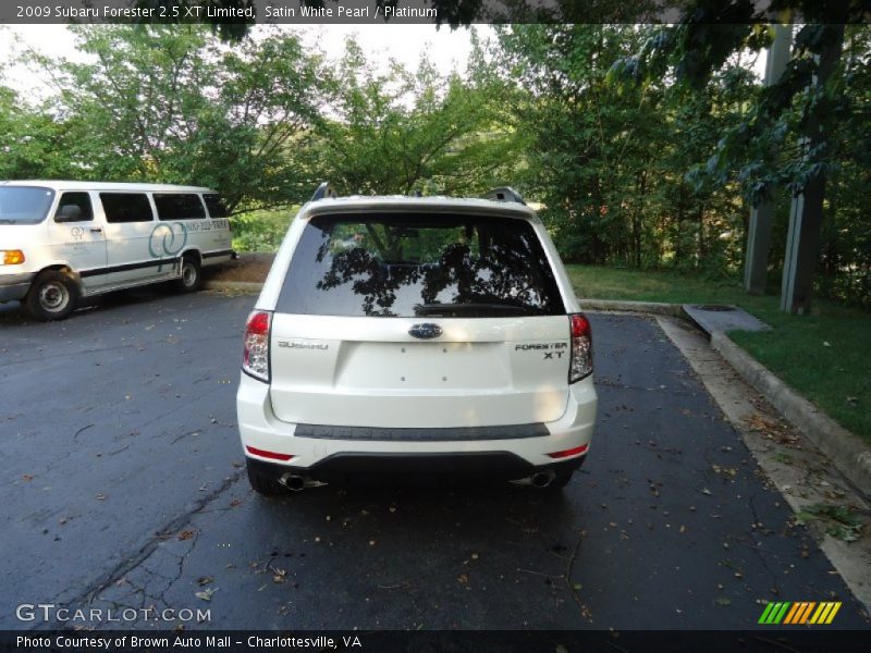 Satin White Pearl / Platinum 2009 Subaru Forester 2.5 XT Limited